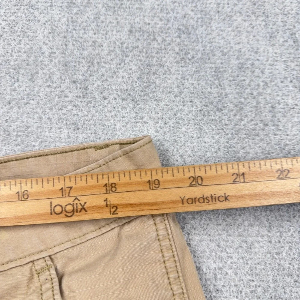 Levis Cargo Shorts Men 38 Tan Brown Rip Stop Canvas Hiking Dad Adult Utility